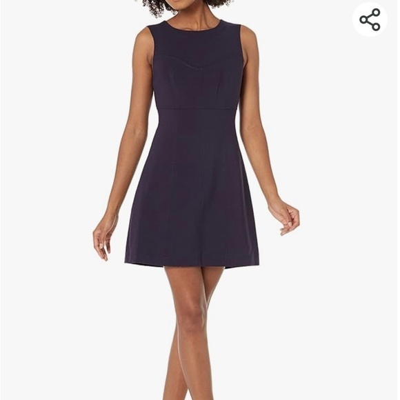 Likely Revolve Navy Kendrick Sleeveless Cocktail Mini flare a line Dress  8 - Picture 1 of 11